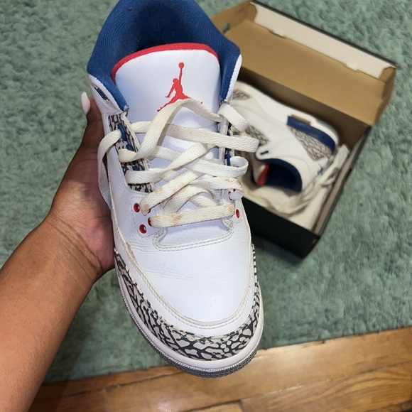 Air Jordan 3 Retro size 7 Youth / 9 women - Picture 3 of 6